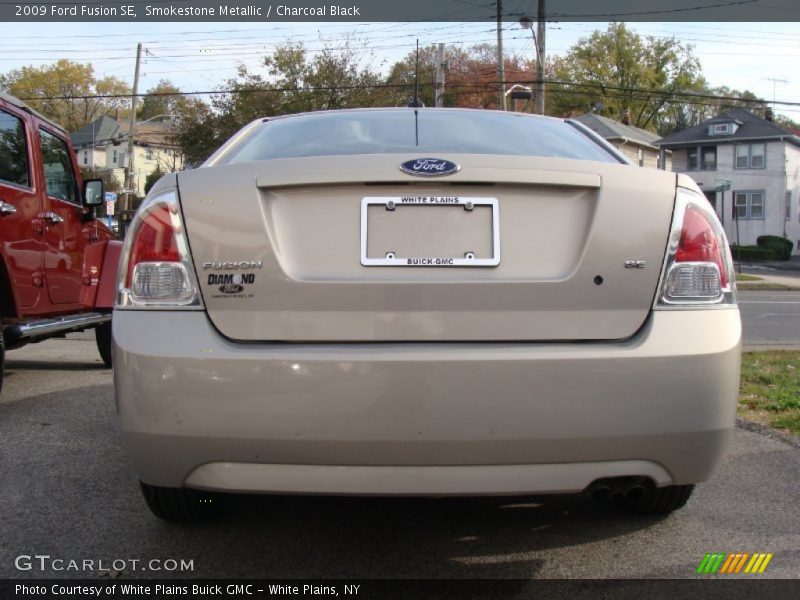 Smokestone Metallic / Charcoal Black 2009 Ford Fusion SE