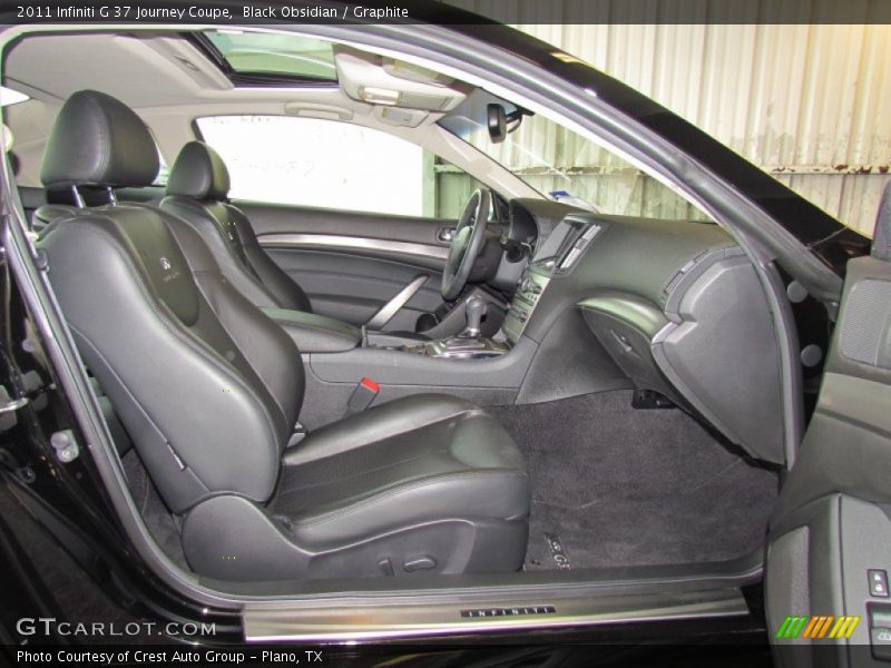  2011 G 37 Journey Coupe Graphite Interior