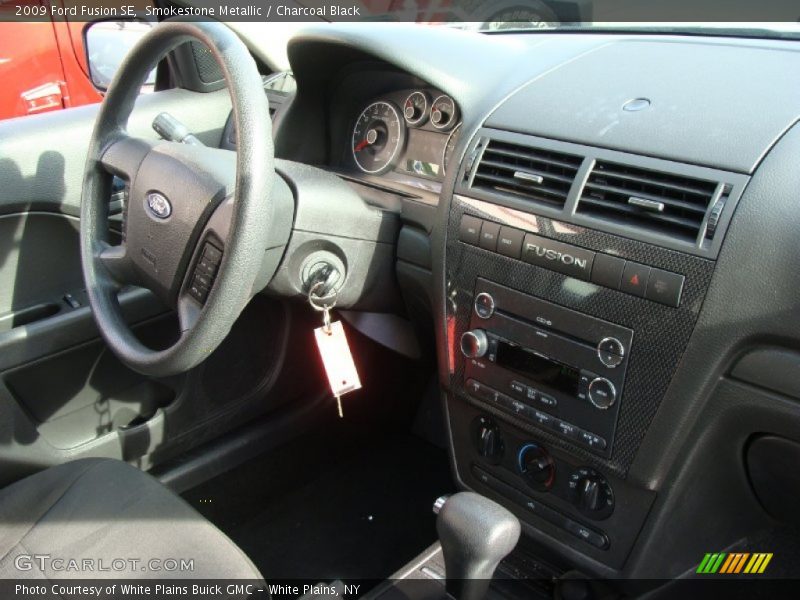Smokestone Metallic / Charcoal Black 2009 Ford Fusion SE