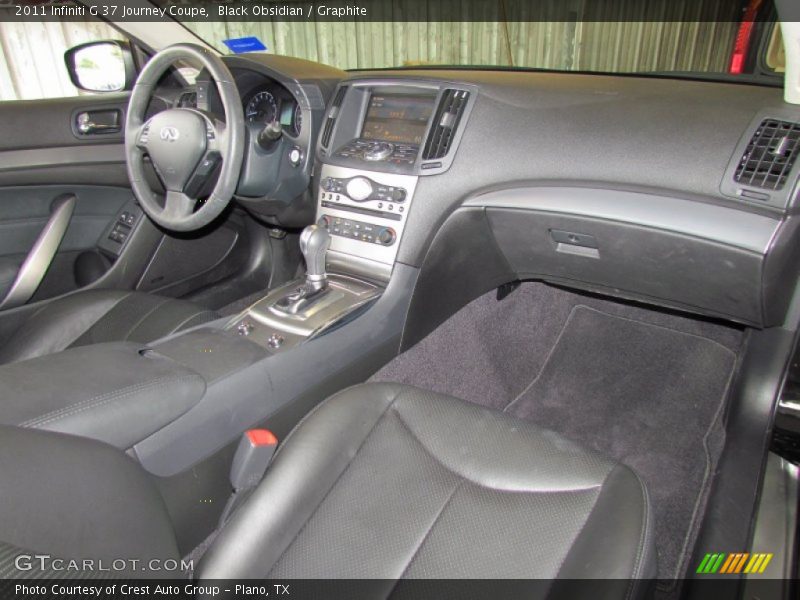 Dashboard of 2011 G 37 Journey Coupe