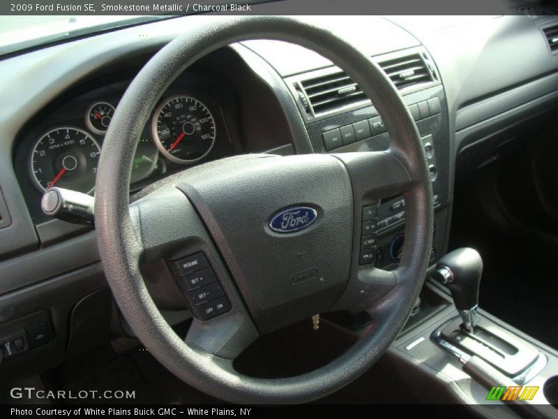 Smokestone Metallic / Charcoal Black 2009 Ford Fusion SE
