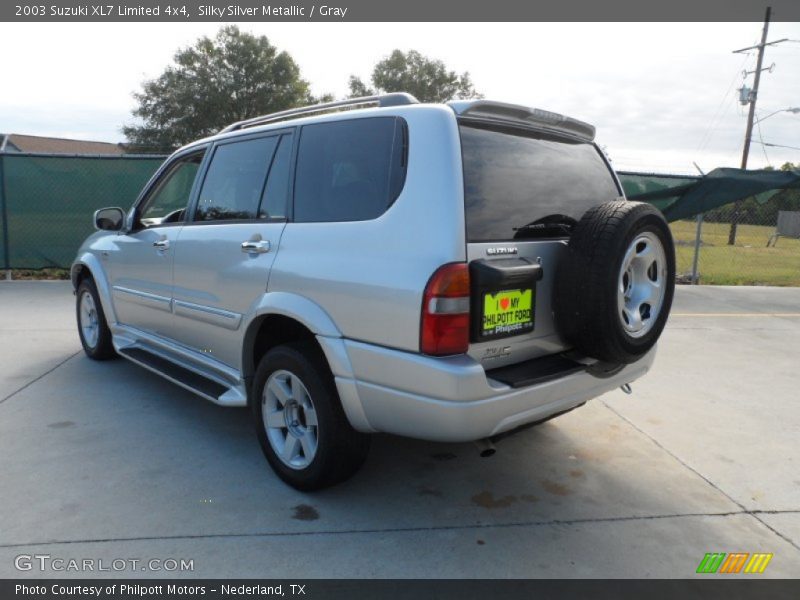 Silky Silver Metallic / Gray 2003 Suzuki XL7 Limited 4x4