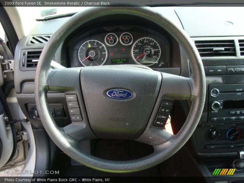 Smokestone Metallic / Charcoal Black 2009 Ford Fusion SE