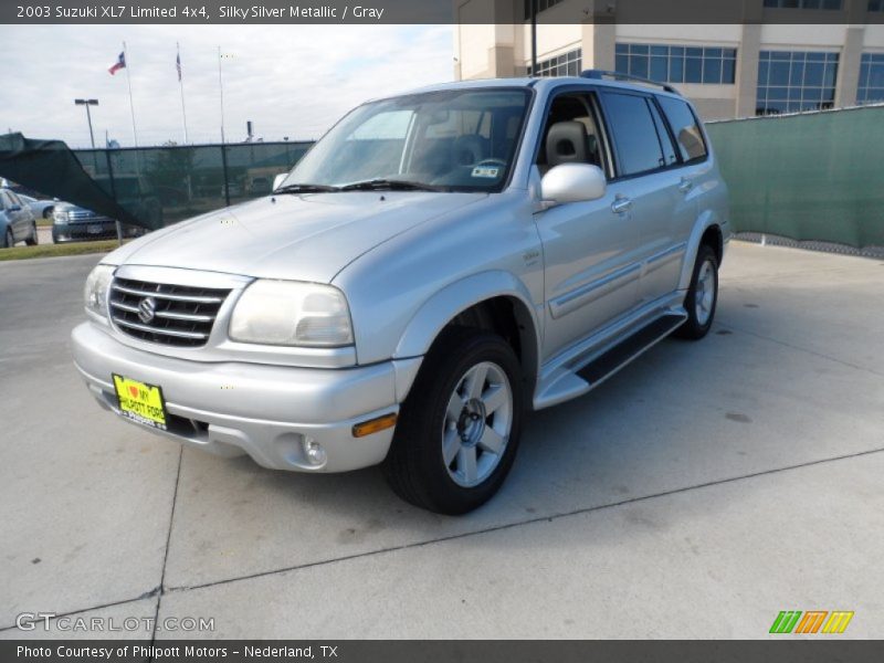 Silky Silver Metallic / Gray 2003 Suzuki XL7 Limited 4x4