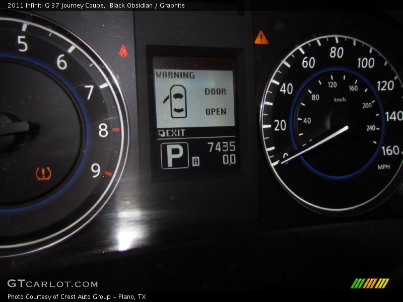 Black Obsidian / Graphite 2011 Infiniti G 37 Journey Coupe