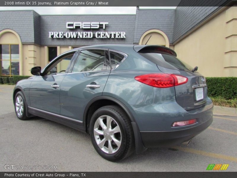 Platinum Graphite Gray / Wheat 2008 Infiniti EX 35 Journey