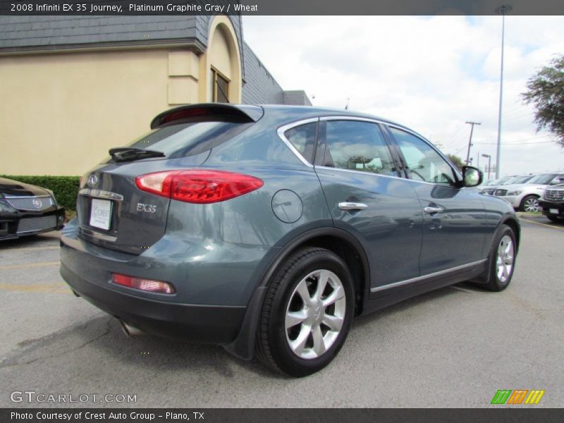 Platinum Graphite Gray / Wheat 2008 Infiniti EX 35 Journey