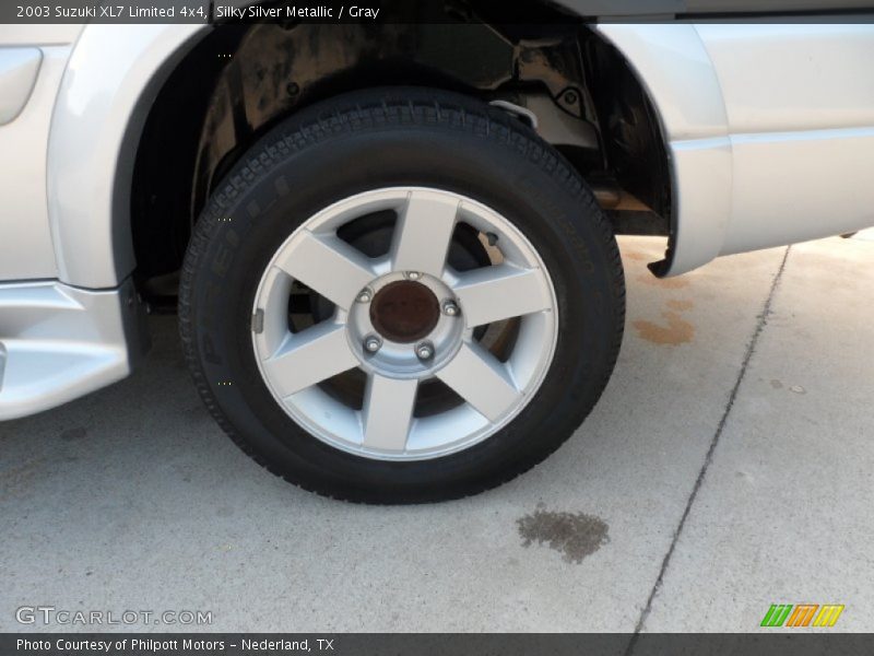 Silky Silver Metallic / Gray 2003 Suzuki XL7 Limited 4x4