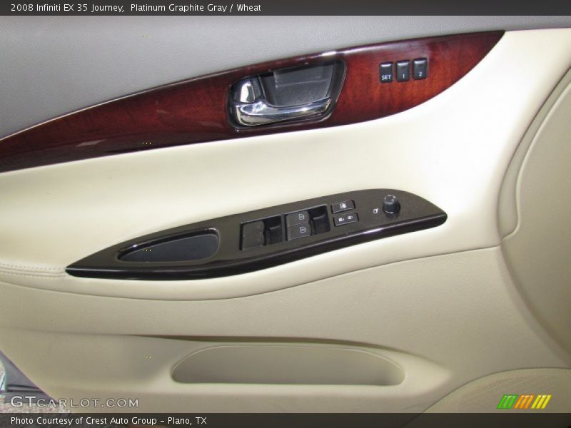 Platinum Graphite Gray / Wheat 2008 Infiniti EX 35 Journey