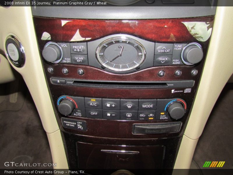 Platinum Graphite Gray / Wheat 2008 Infiniti EX 35 Journey