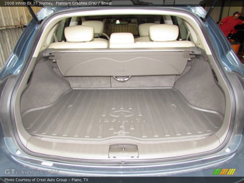 Platinum Graphite Gray / Wheat 2008 Infiniti EX 35 Journey