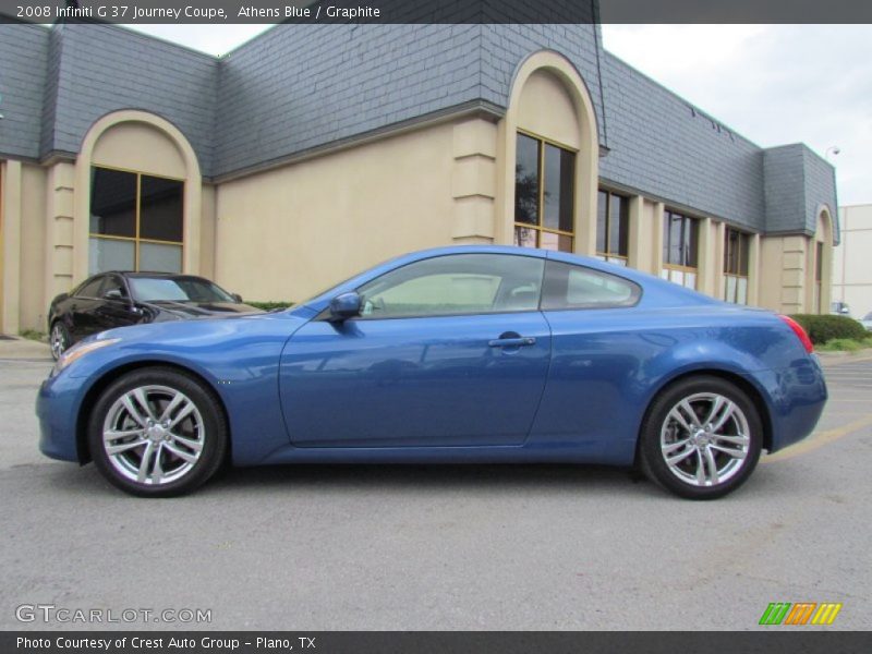 Athens Blue / Graphite 2008 Infiniti G 37 Journey Coupe