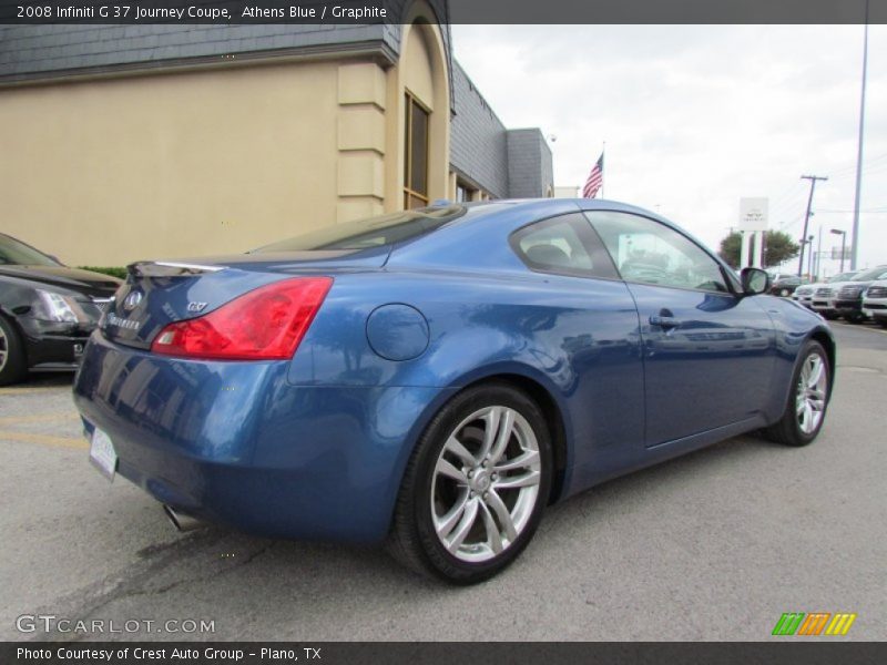 Athens Blue / Graphite 2008 Infiniti G 37 Journey Coupe