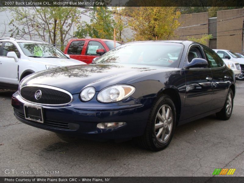 Midnight Blue Metallic / Gray 2007 Buick LaCrosse CXL