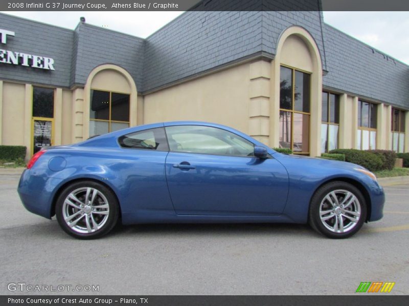 Athens Blue / Graphite 2008 Infiniti G 37 Journey Coupe
