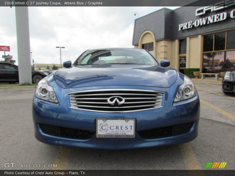 Athens Blue / Graphite 2008 Infiniti G 37 Journey Coupe