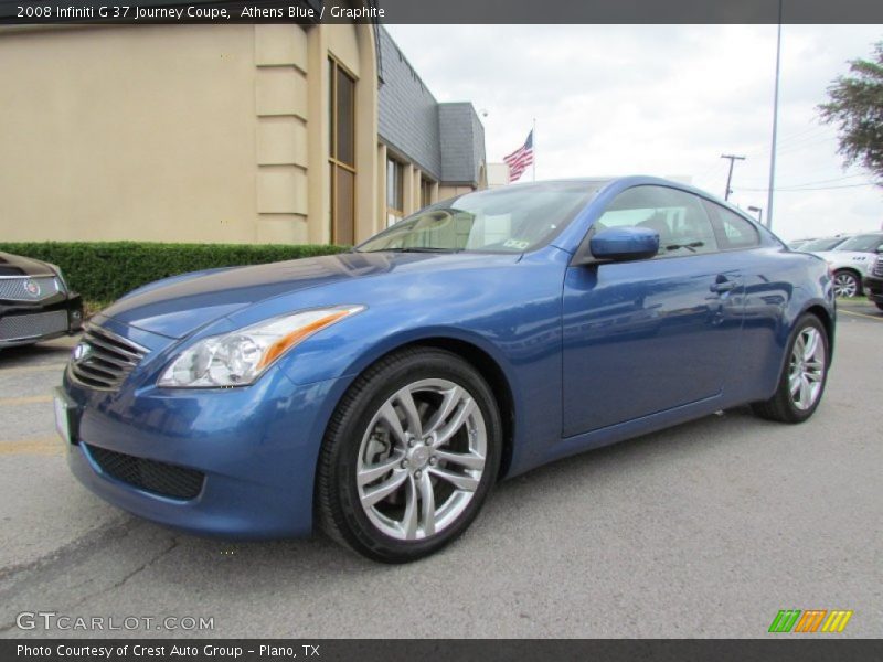 Athens Blue / Graphite 2008 Infiniti G 37 Journey Coupe