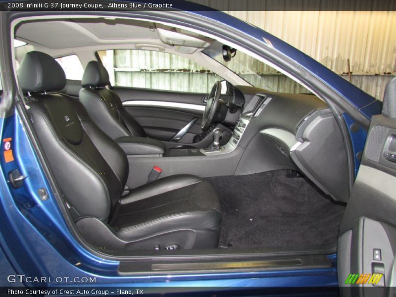 Athens Blue / Graphite 2008 Infiniti G 37 Journey Coupe