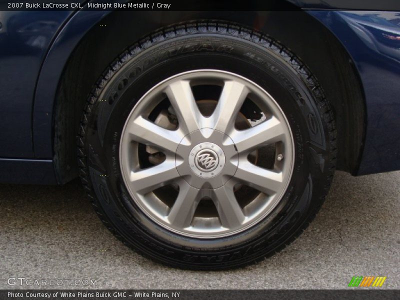 Midnight Blue Metallic / Gray 2007 Buick LaCrosse CXL