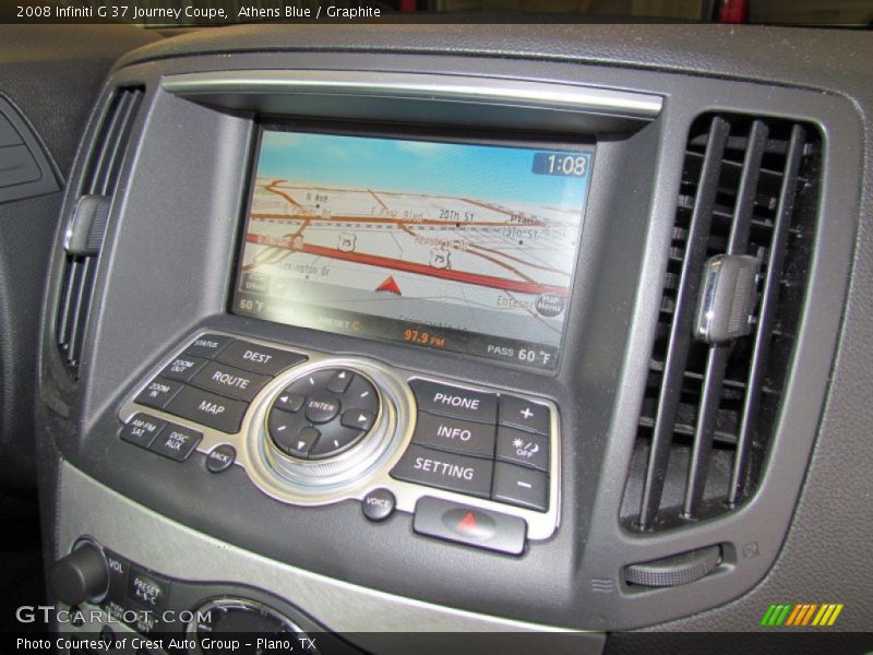 Athens Blue / Graphite 2008 Infiniti G 37 Journey Coupe
