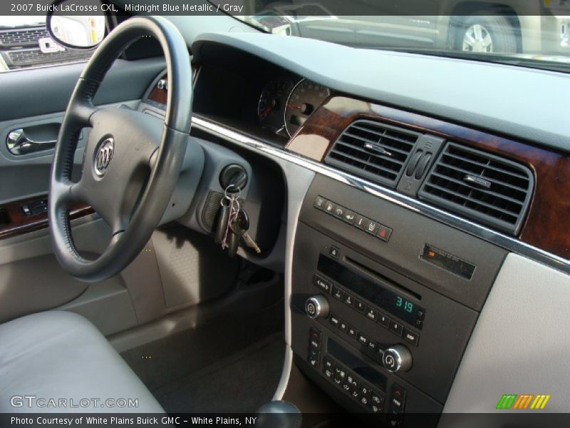 Midnight Blue Metallic / Gray 2007 Buick LaCrosse CXL