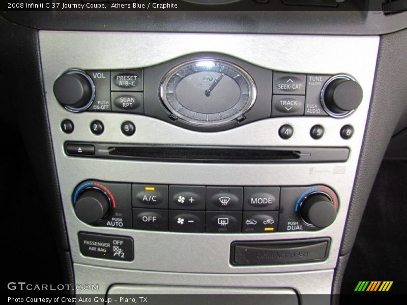 Athens Blue / Graphite 2008 Infiniti G 37 Journey Coupe