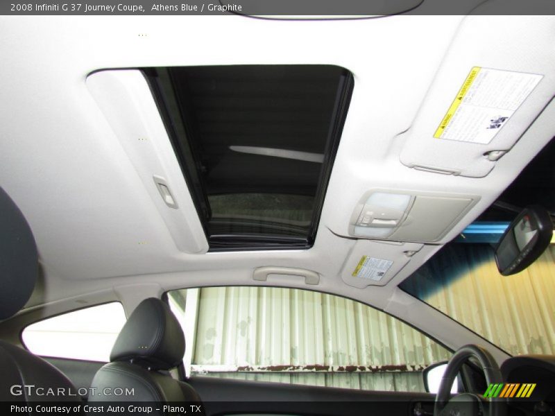 Athens Blue / Graphite 2008 Infiniti G 37 Journey Coupe