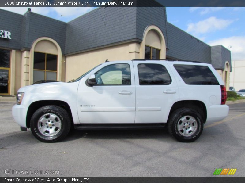 Summit White / Light Titanium/Dark Titanium 2008 Chevrolet Tahoe LT