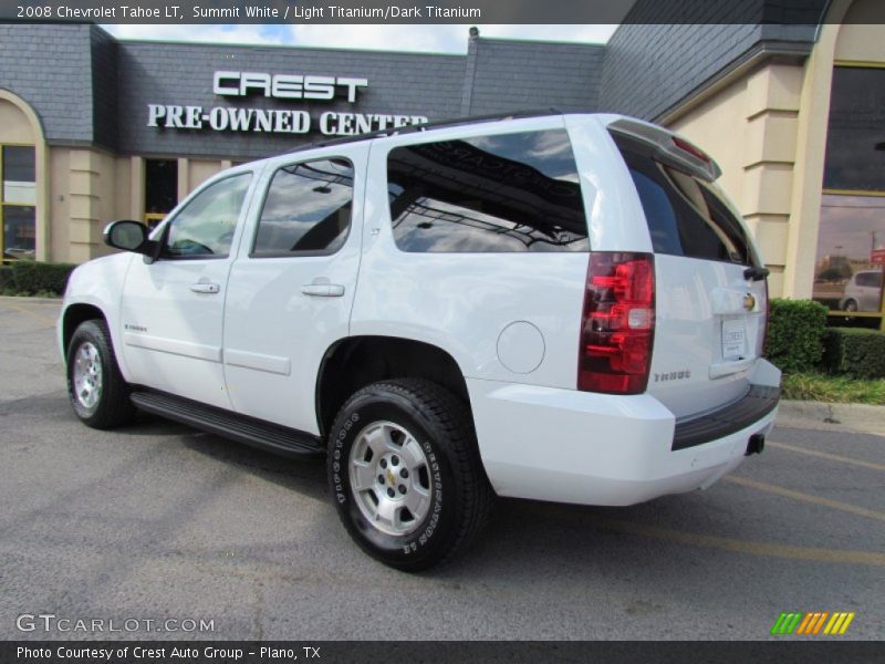 Summit White / Light Titanium/Dark Titanium 2008 Chevrolet Tahoe LT