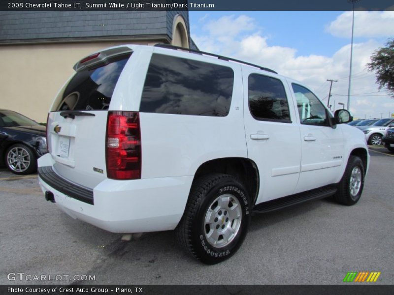 Summit White / Light Titanium/Dark Titanium 2008 Chevrolet Tahoe LT