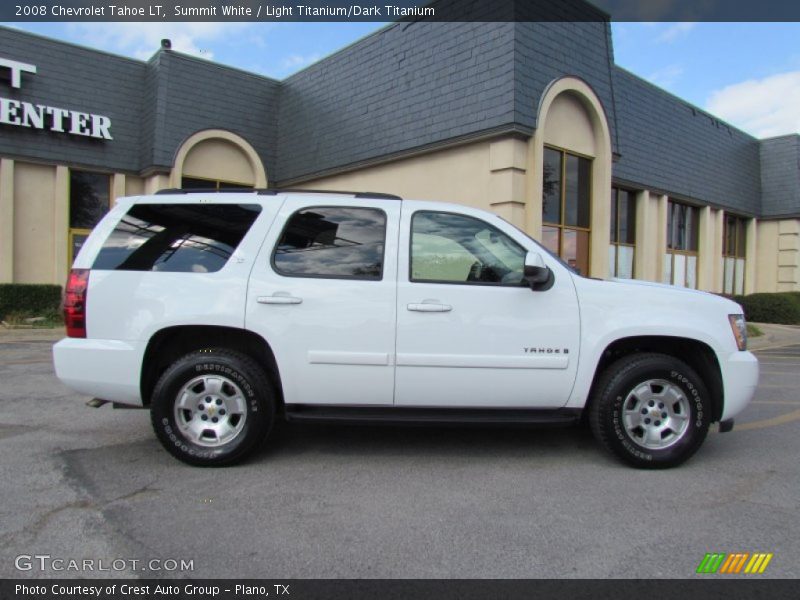 Summit White / Light Titanium/Dark Titanium 2008 Chevrolet Tahoe LT