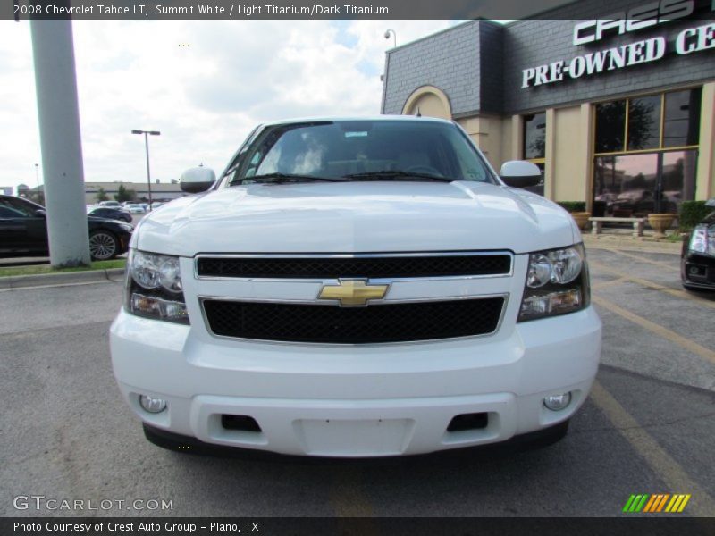 Summit White / Light Titanium/Dark Titanium 2008 Chevrolet Tahoe LT