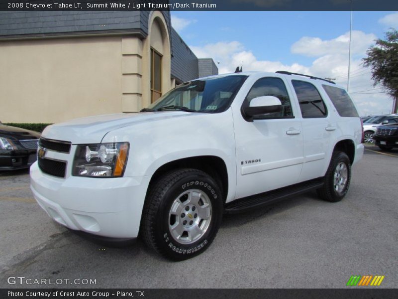 Summit White / Light Titanium/Dark Titanium 2008 Chevrolet Tahoe LT