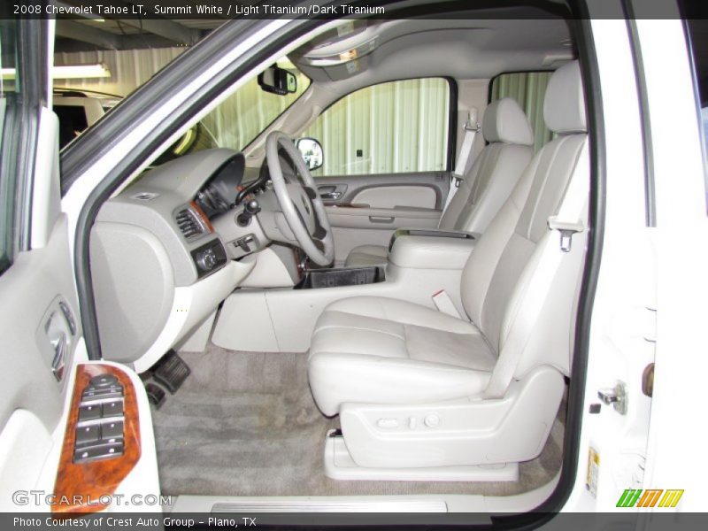 Summit White / Light Titanium/Dark Titanium 2008 Chevrolet Tahoe LT