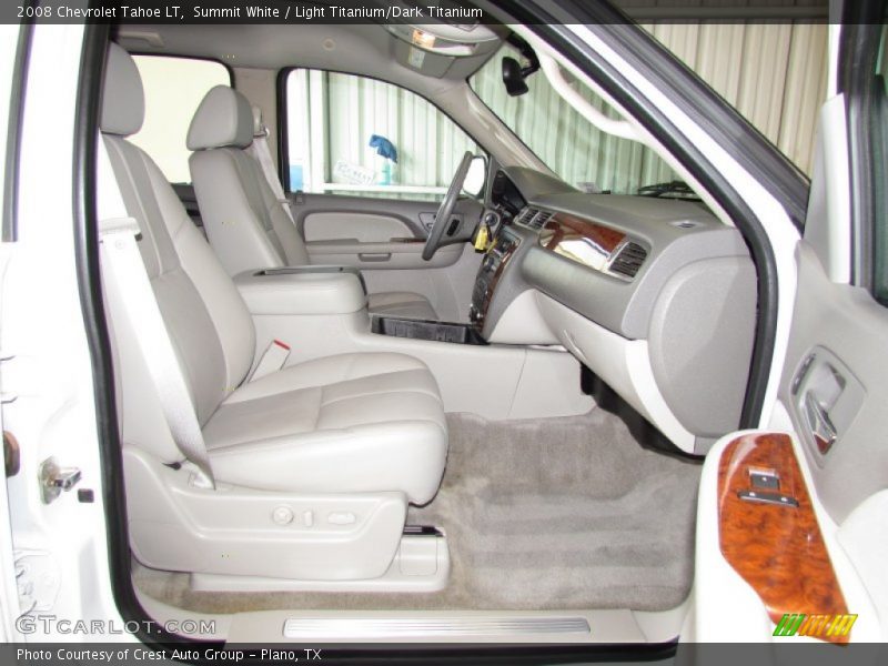Summit White / Light Titanium/Dark Titanium 2008 Chevrolet Tahoe LT