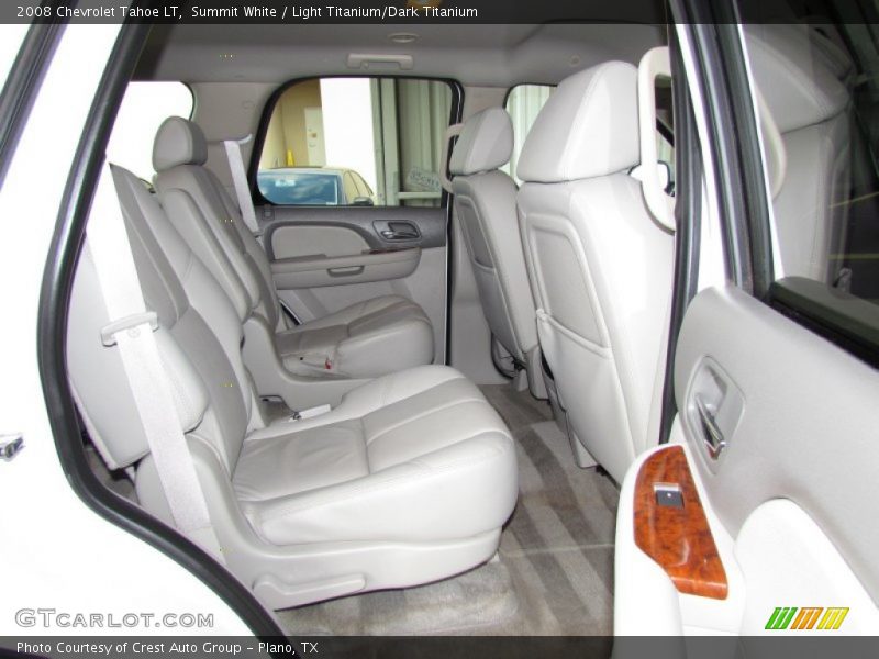 Summit White / Light Titanium/Dark Titanium 2008 Chevrolet Tahoe LT