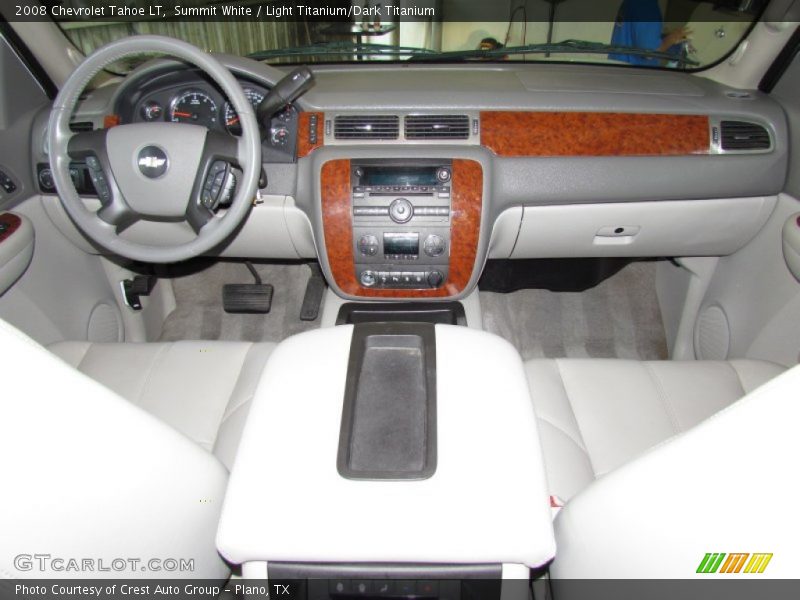 Summit White / Light Titanium/Dark Titanium 2008 Chevrolet Tahoe LT