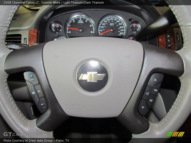 Summit White / Light Titanium/Dark Titanium 2008 Chevrolet Tahoe LT