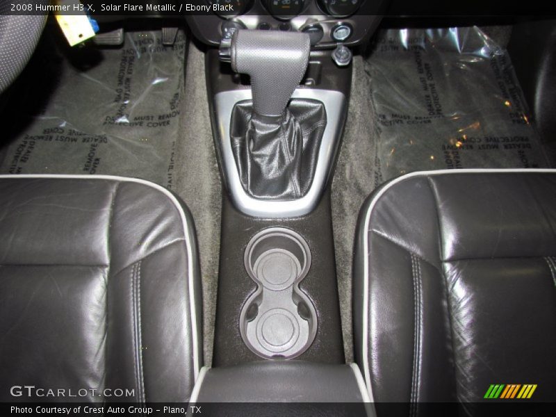 Solar Flare Metallic / Ebony Black 2008 Hummer H3 X