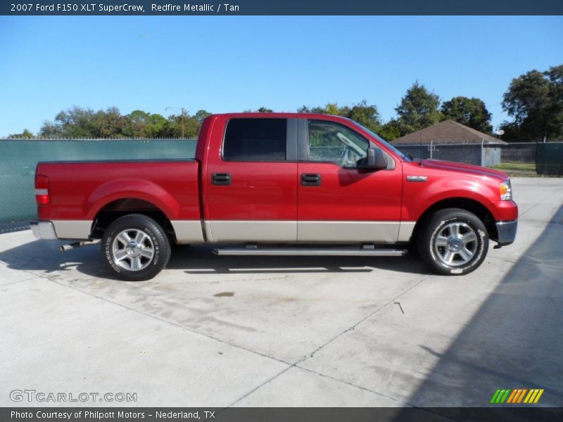Redfire Metallic / Tan 2007 Ford F150 XLT SuperCrew
