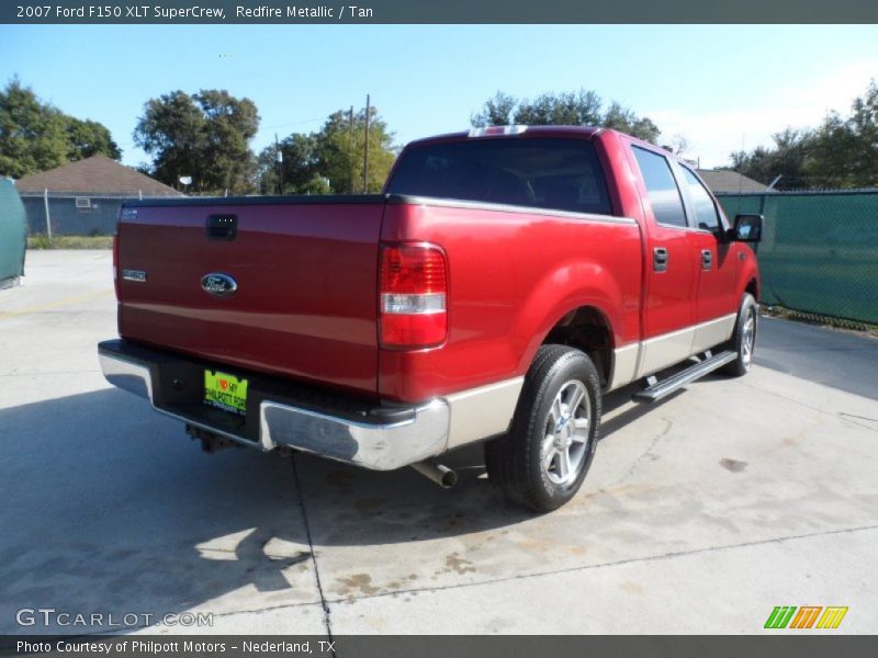 Redfire Metallic / Tan 2007 Ford F150 XLT SuperCrew