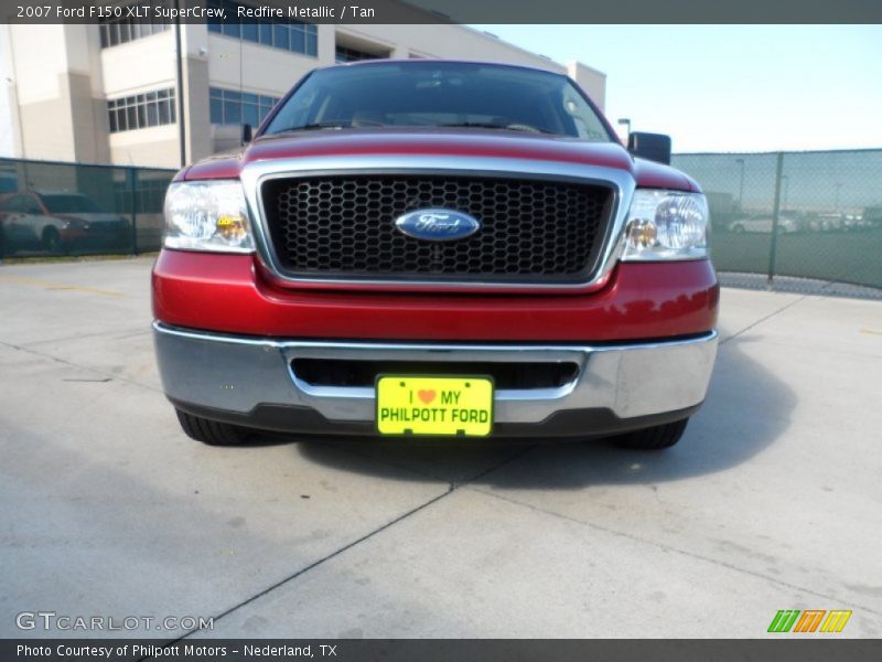 Redfire Metallic / Tan 2007 Ford F150 XLT SuperCrew
