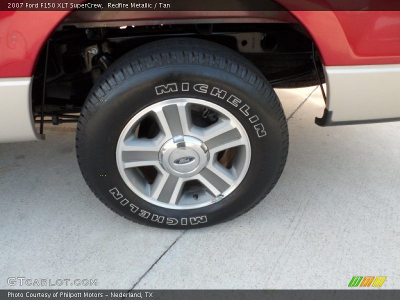 Redfire Metallic / Tan 2007 Ford F150 XLT SuperCrew