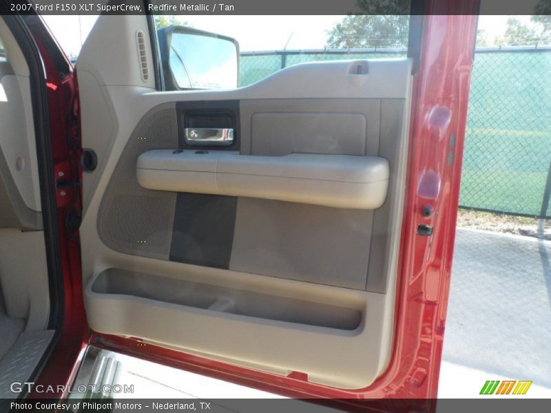Redfire Metallic / Tan 2007 Ford F150 XLT SuperCrew