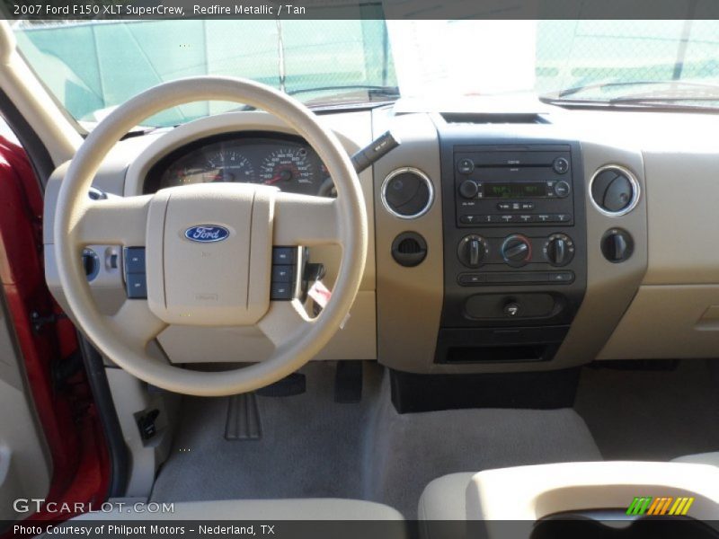 Redfire Metallic / Tan 2007 Ford F150 XLT SuperCrew