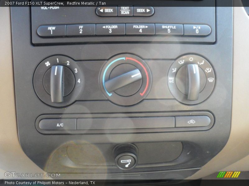 Redfire Metallic / Tan 2007 Ford F150 XLT SuperCrew