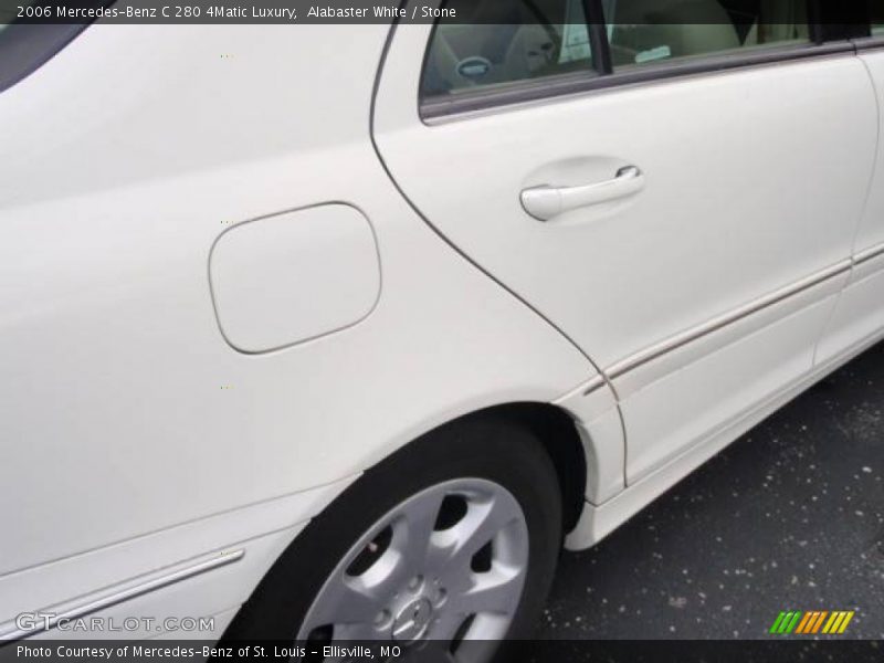 Alabaster White / Stone 2006 Mercedes-Benz C 280 4Matic Luxury