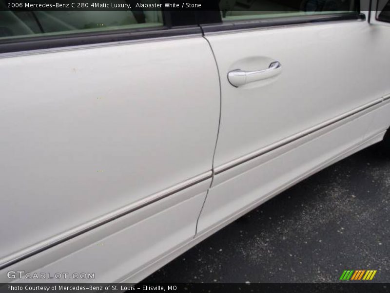 Alabaster White / Stone 2006 Mercedes-Benz C 280 4Matic Luxury