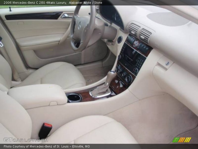 Alabaster White / Stone 2006 Mercedes-Benz C 280 4Matic Luxury
