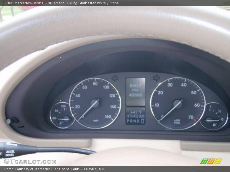 Alabaster White / Stone 2006 Mercedes-Benz C 280 4Matic Luxury
